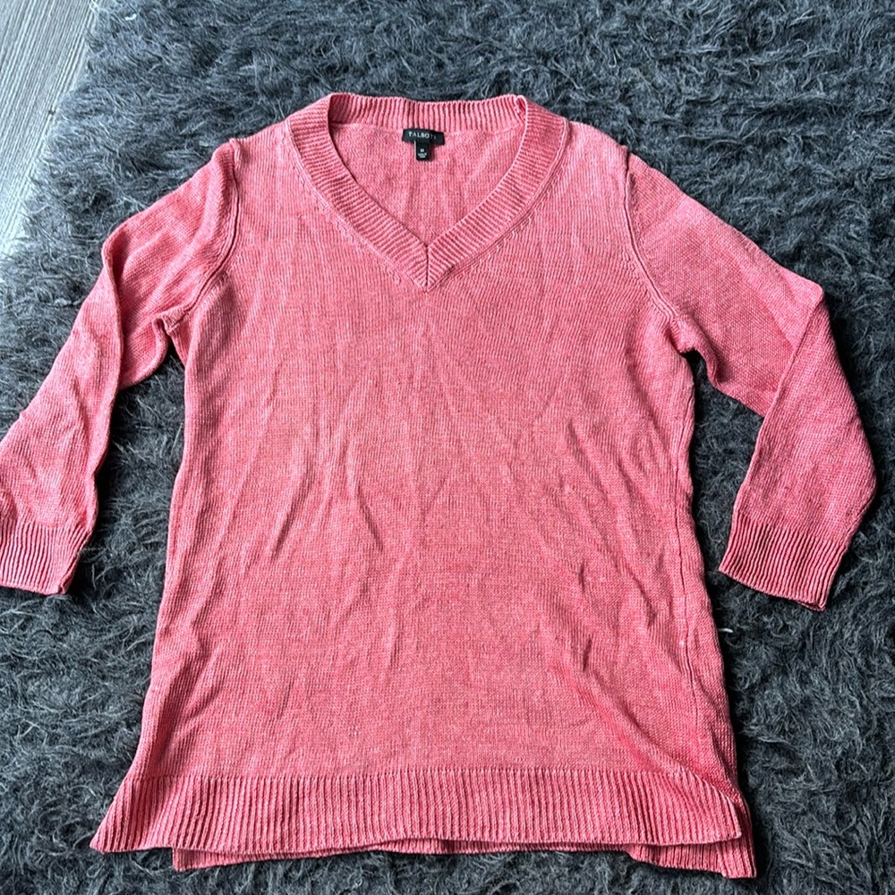 Talbots Linen Sweater